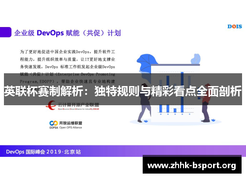 英联杯赛制解析：独特规则与精彩看点全面剖析
